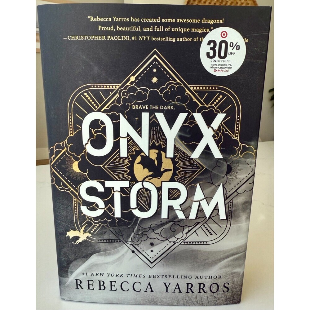Onyx Storm Deluxe Limited Edition Hardcover by Rebecca Yarros New Sealed Collect